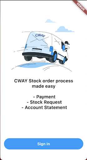 CWAY CUSTOMER HUB Screen 3