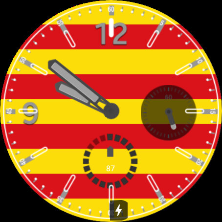 Esfera bandera de Cataluña Screen 3
