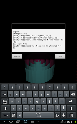 AndrLisp Screen 2