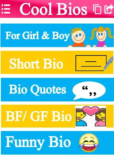 Cool Bios for Insta Quotes Screen 3