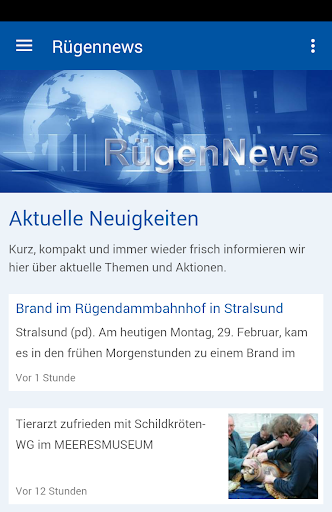 Android application Rügennews screenshort