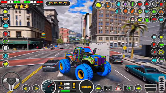 Monster Truck Driver-Car Games