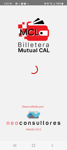 Android application Billetera Mutual CAL screenshort