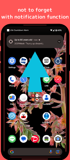 Life Count Down Alarm Screen 3