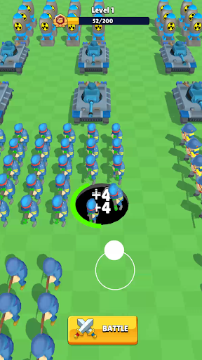 Android application Hole Army 3D screenshort