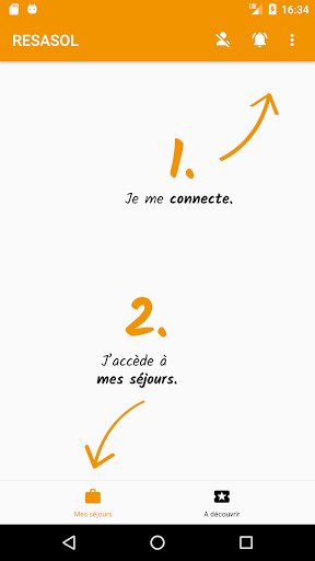 Android application RESASOL screenshort