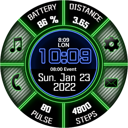 NB08 Digital watch fase Screen 3
