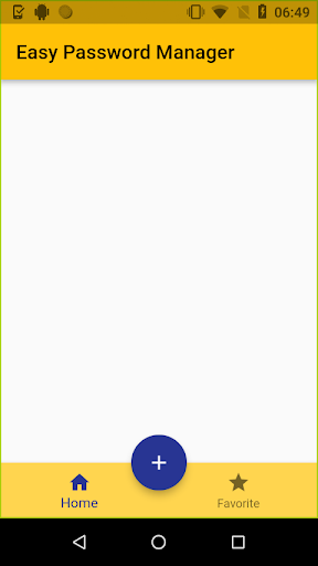 Android application EasyPasswordManager screenshort