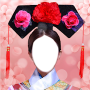 Chinese Headdress Accessories Photo Montage