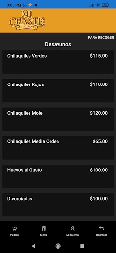 Mi Chante Restaurante Screen 3