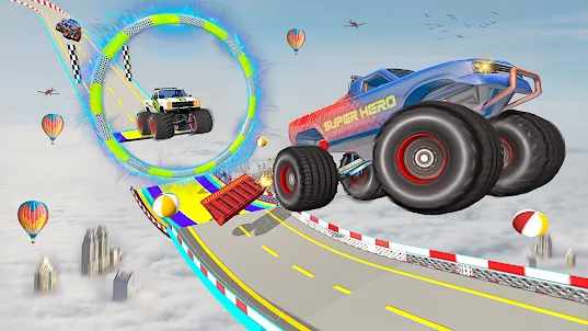 Monster Truck Stunt Car Racing