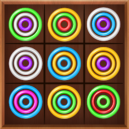 Imazhi i ikonës Color Rings: Color Puzzle Game