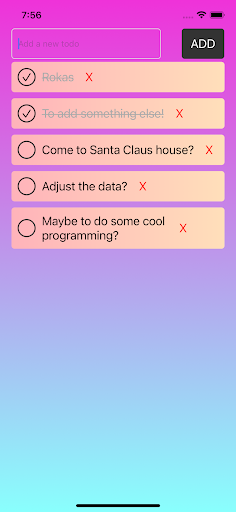 Android application Todo App Fully Built by AI screenshort