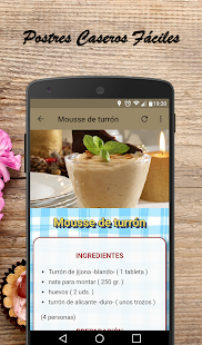 Postres Caseros Fáciles Screenshot