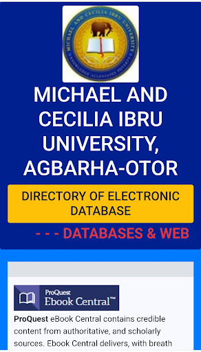 MCIU eLibrary Screen 3