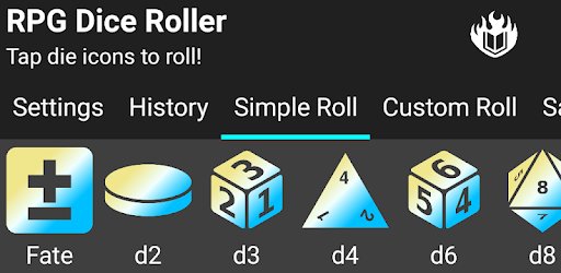 Rpg Dice Roller By Fialas Fiasco More Detailed Information Than App Store Google Play By Appgrooves Role Playing Games 8 Similar Apps 47 Reviews