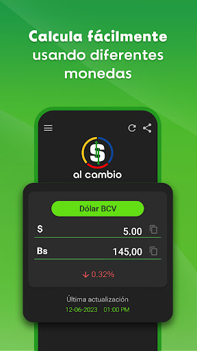 Al Cambio - Dólar en Venezuela Screen 2