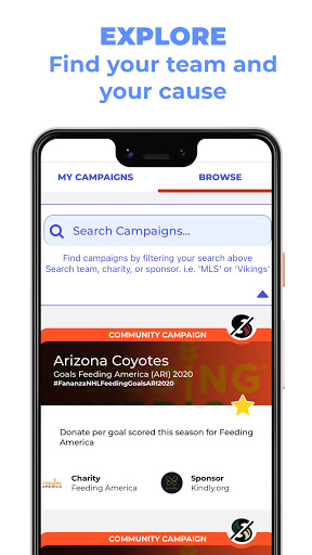 Android application Scoreside screenshort