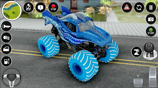 Real Monster Truck Games 3D
