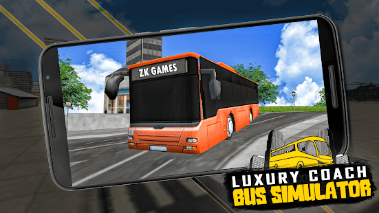 Luxury Bus Coach Driving Game 1.0.9 APK screenshots 1