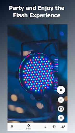 Android application Disco Party Flashlight screenshort