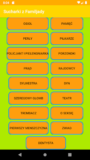 Android application Sucharki z Familjady screenshort