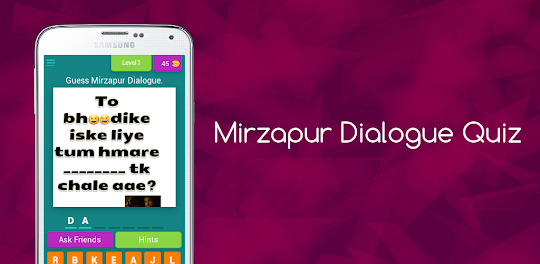 Mirzapur Dialogue Quiz