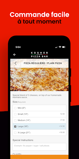 Kosher Pizza Screen 3