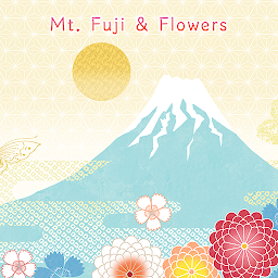 Icon image Mt. Fuji & Flowers Theme +HOME