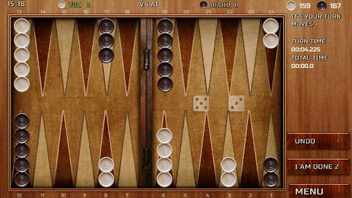 Backgammon Games : 18 1