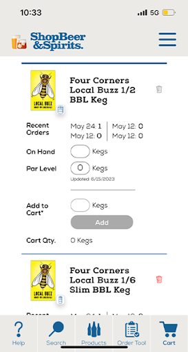 ShopBeer&Spirits Screen 3
