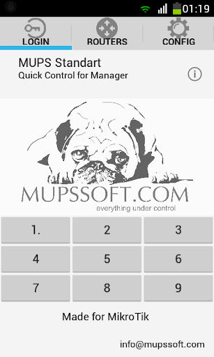 Android application MUPS screenshort