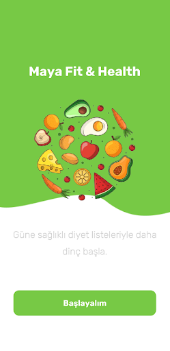 Android application Maya Akıllı Diyetisyen screenshort