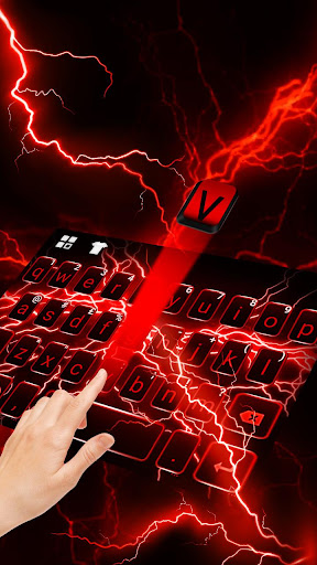 Red Lightning Theme Screen 2