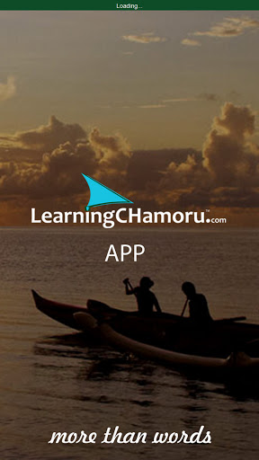 Android application Learning CHamoru screenshort