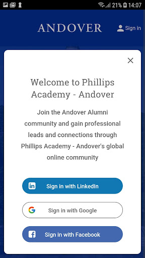 Andover Alumni Screen 3