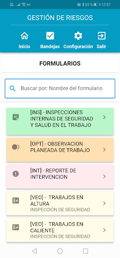 Gestion de Riesgos Screen 2