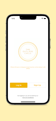 Android application OutliersCircle screenshort