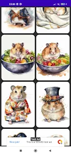 Watercolor Hamster Wallpaper