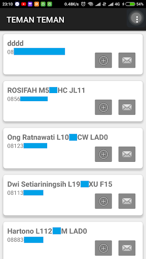 Robo Contact Screen 2