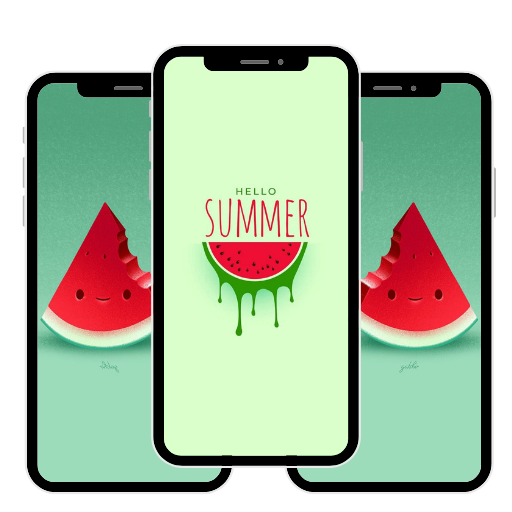 Cute Watermelon Wallpaper  Icon