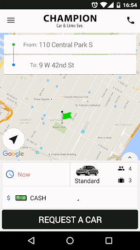 Champion Car & Limo Service Screen 3
