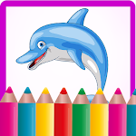 Cover Image of Tải xuống Dolphin Coloring Games  APK