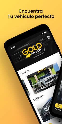 Android application Gold Rent Car screenshort