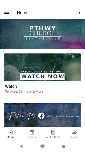 Android application Pathway Church Blytheville screenshort