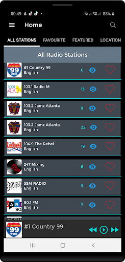 Radio Georgia USA Screen 3