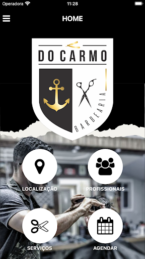Android application Barbearia Do Carmo screenshort