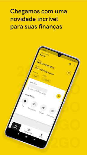 Android application 2GO Bank screenshort