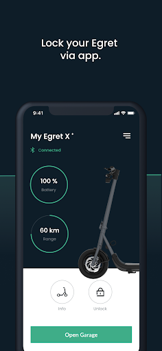 Egret - E-Scooter Screen 3