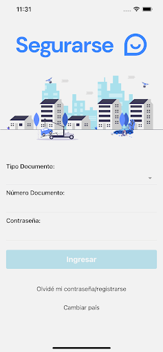 Android application Mi Segurarse screenshort